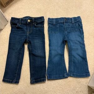 🌸5/$50🌸Toddler Girls Denim Jeans Set - Dark Blue and Medium Blue